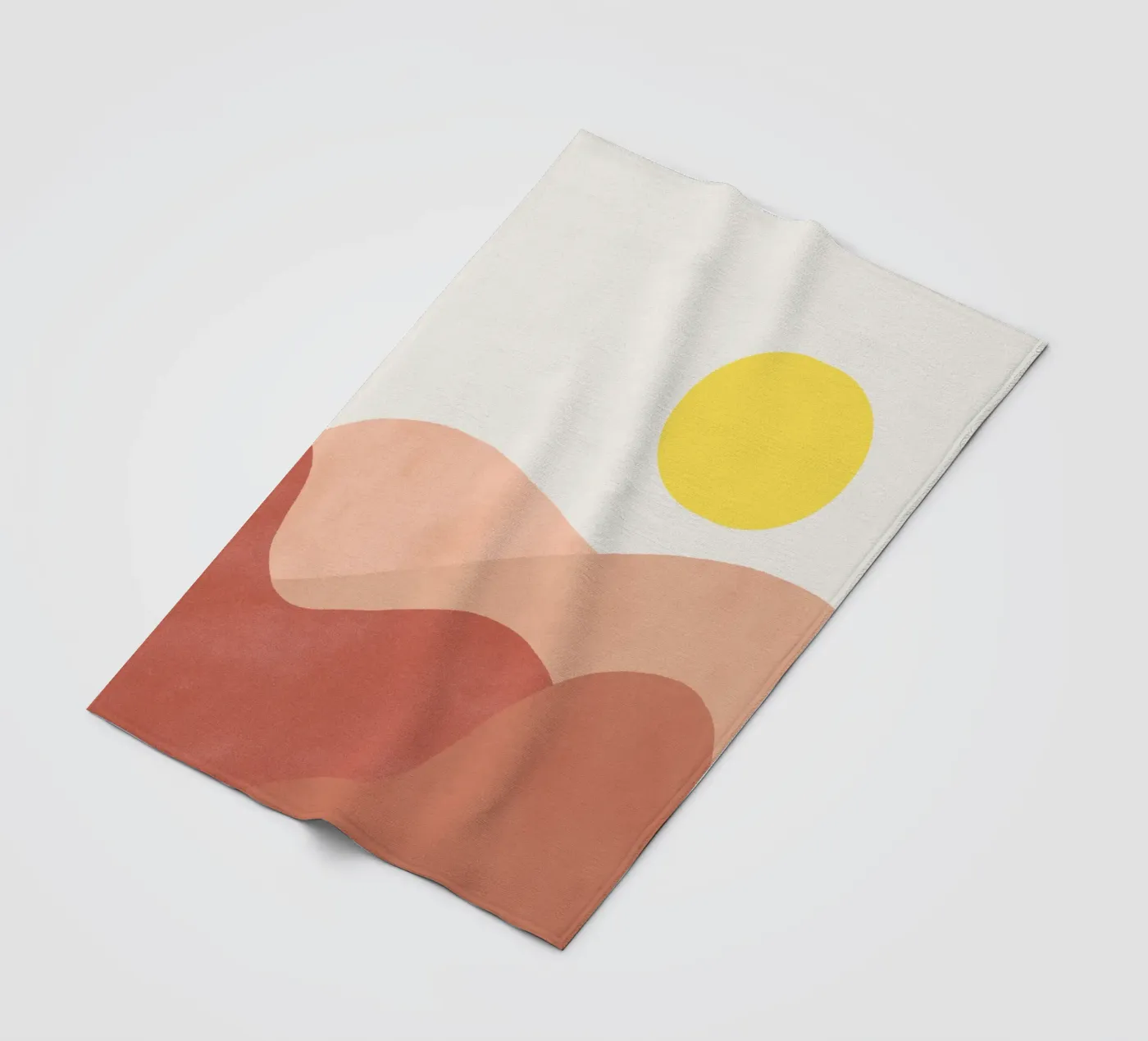 Low Sun fleece blanket by Rose Beck Art