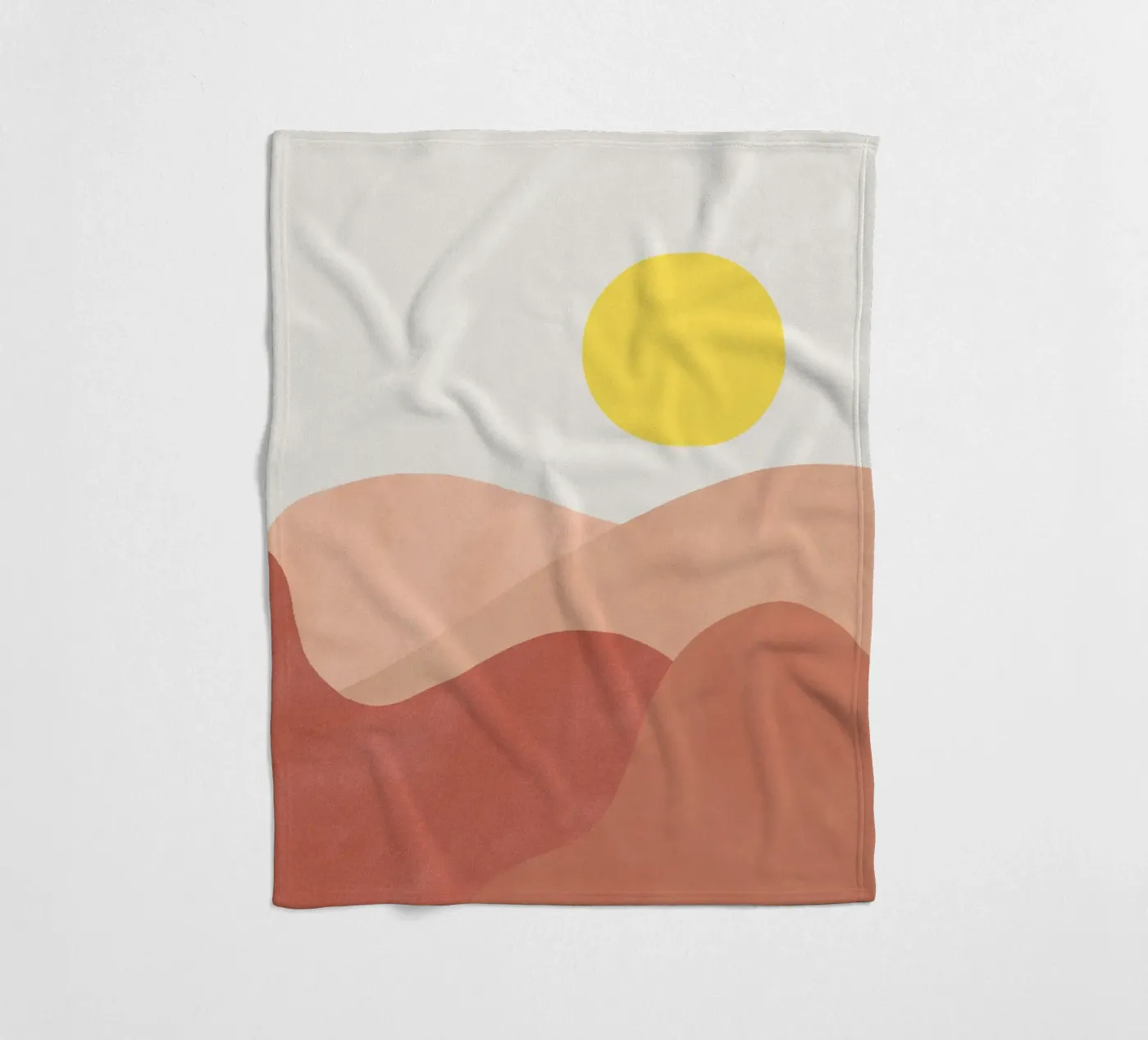 Low Sun coperta in pile da Rose Beck Art