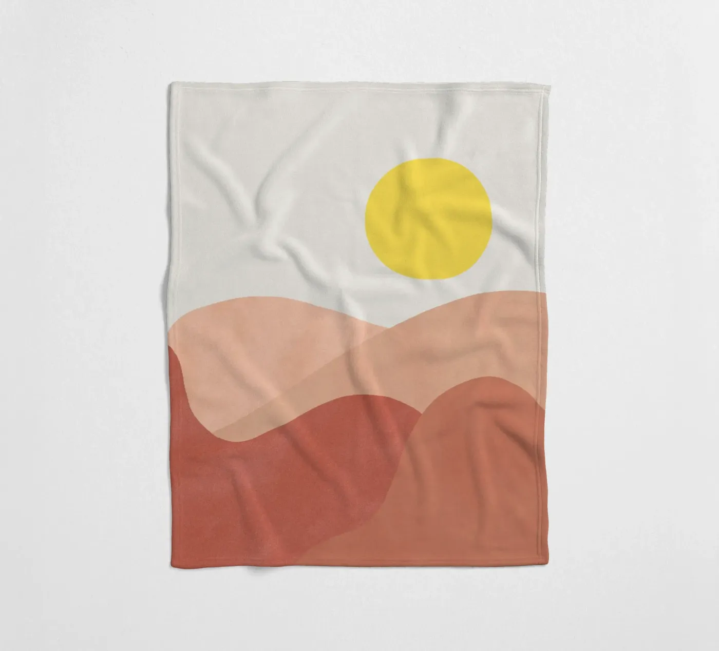 Low Sun fleece blanket by Rose Beck Art