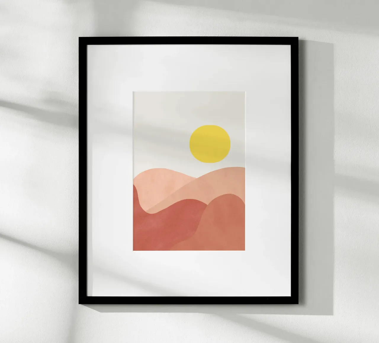 Sole basso poster da Rose Beck Art