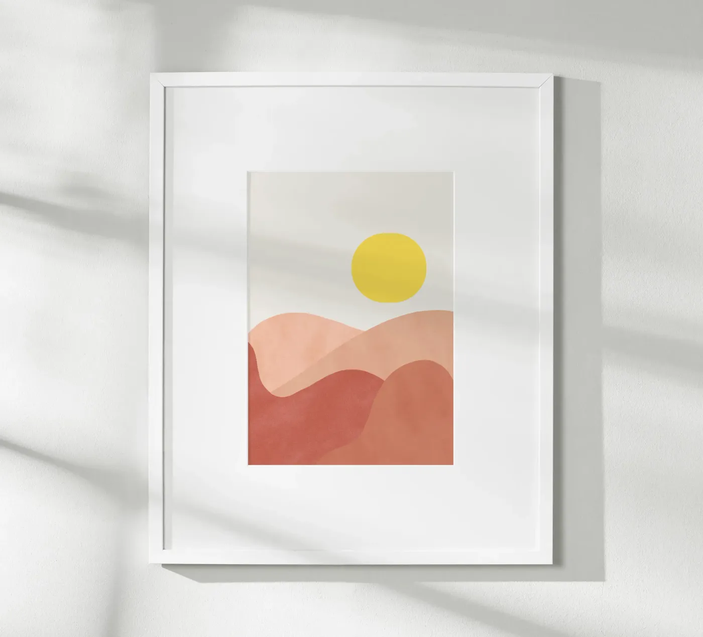 Sole basso poster da Rose Beck Art