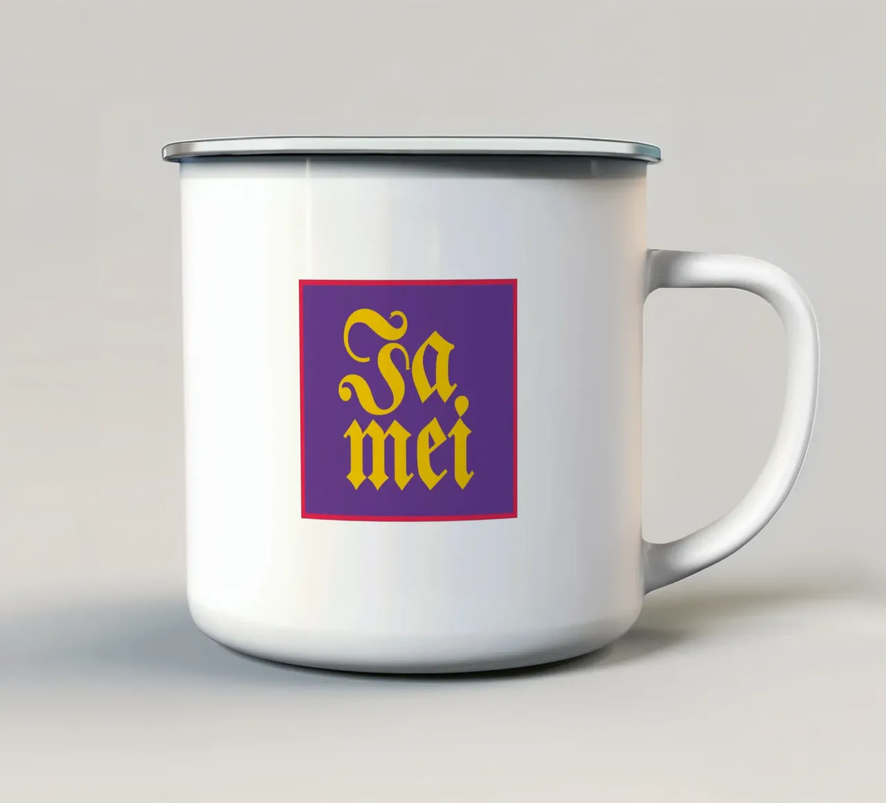 Ja mei tazza in smalto da Flo Klein