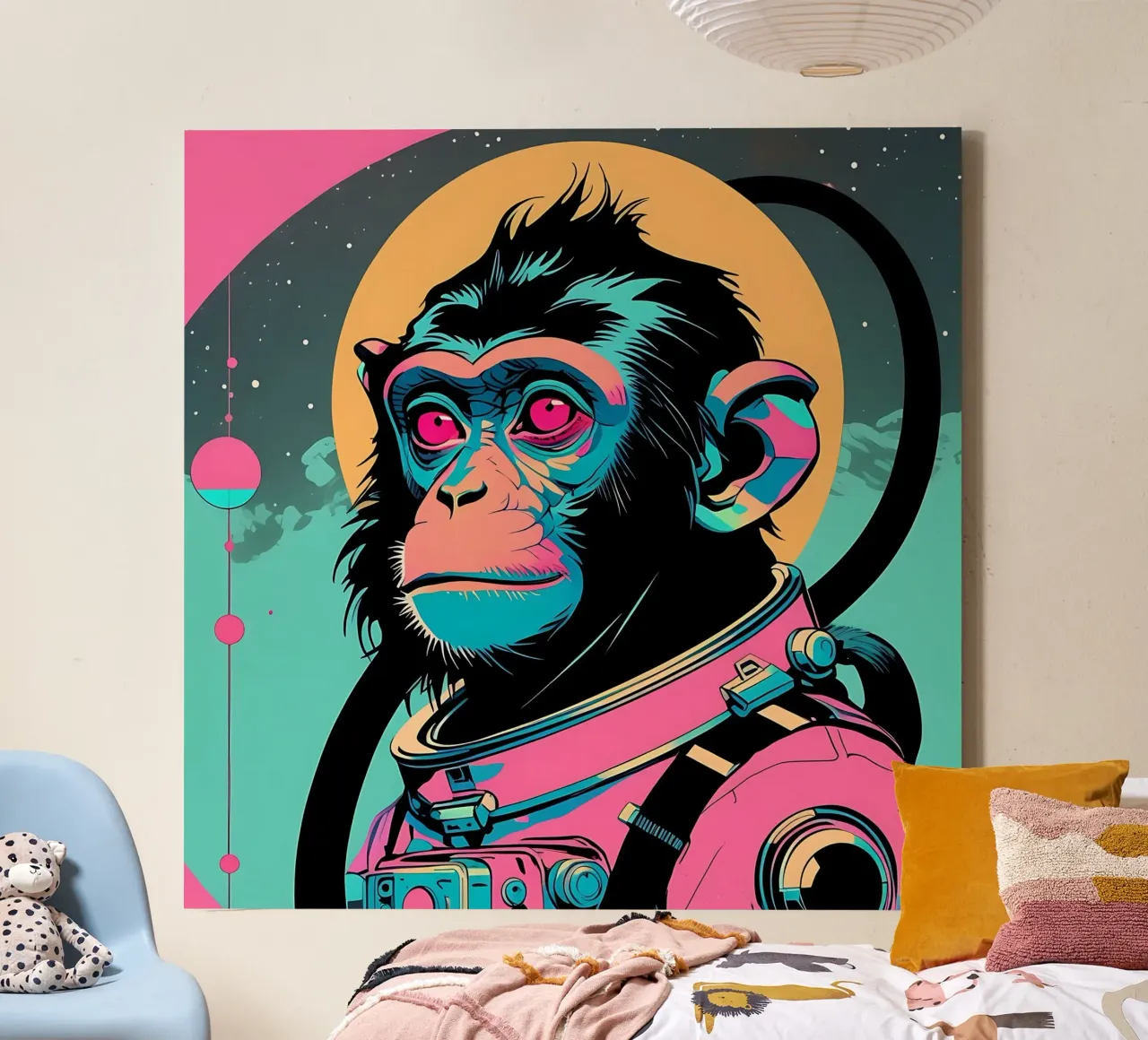 Monkey_Style_D_1 canvas by Tierisch bunt by LK