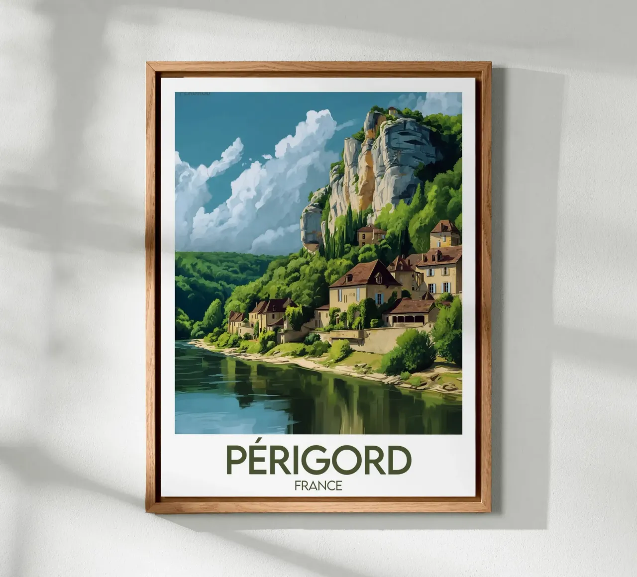 Poster Périgord alluminio dibond da Frame the World