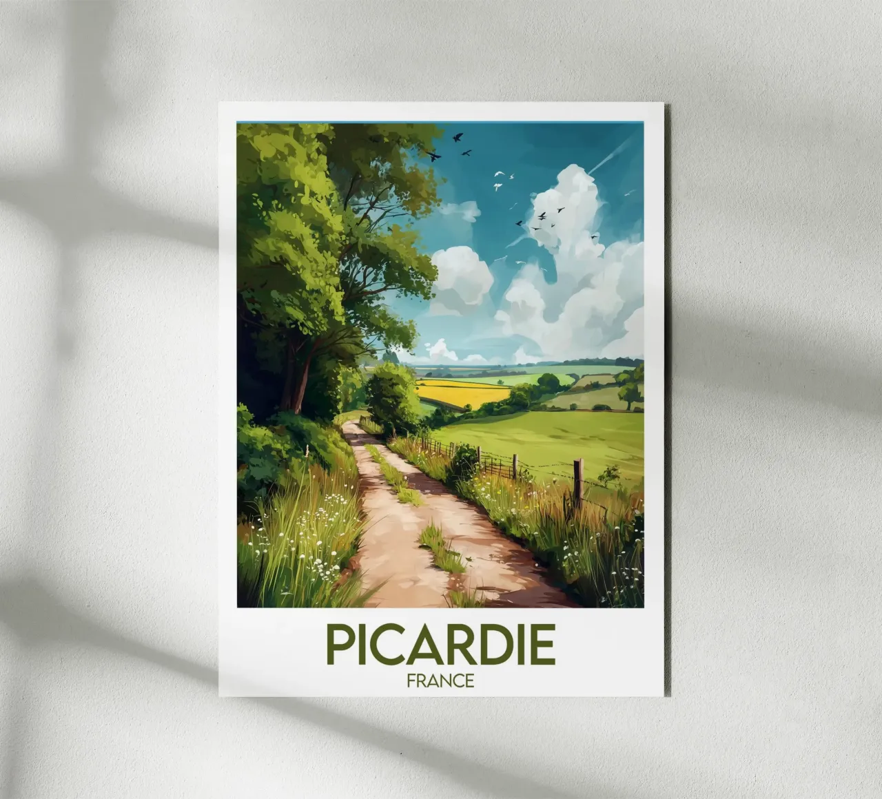 Affiche Picardie alluminio dibond da Frame the World