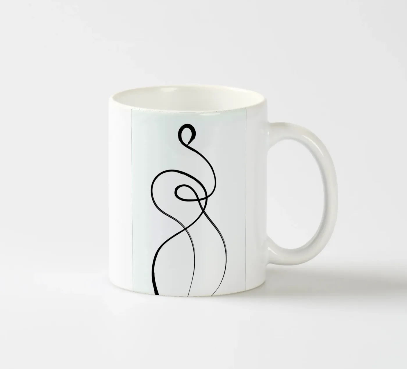Figure ceramic mug by Graphite