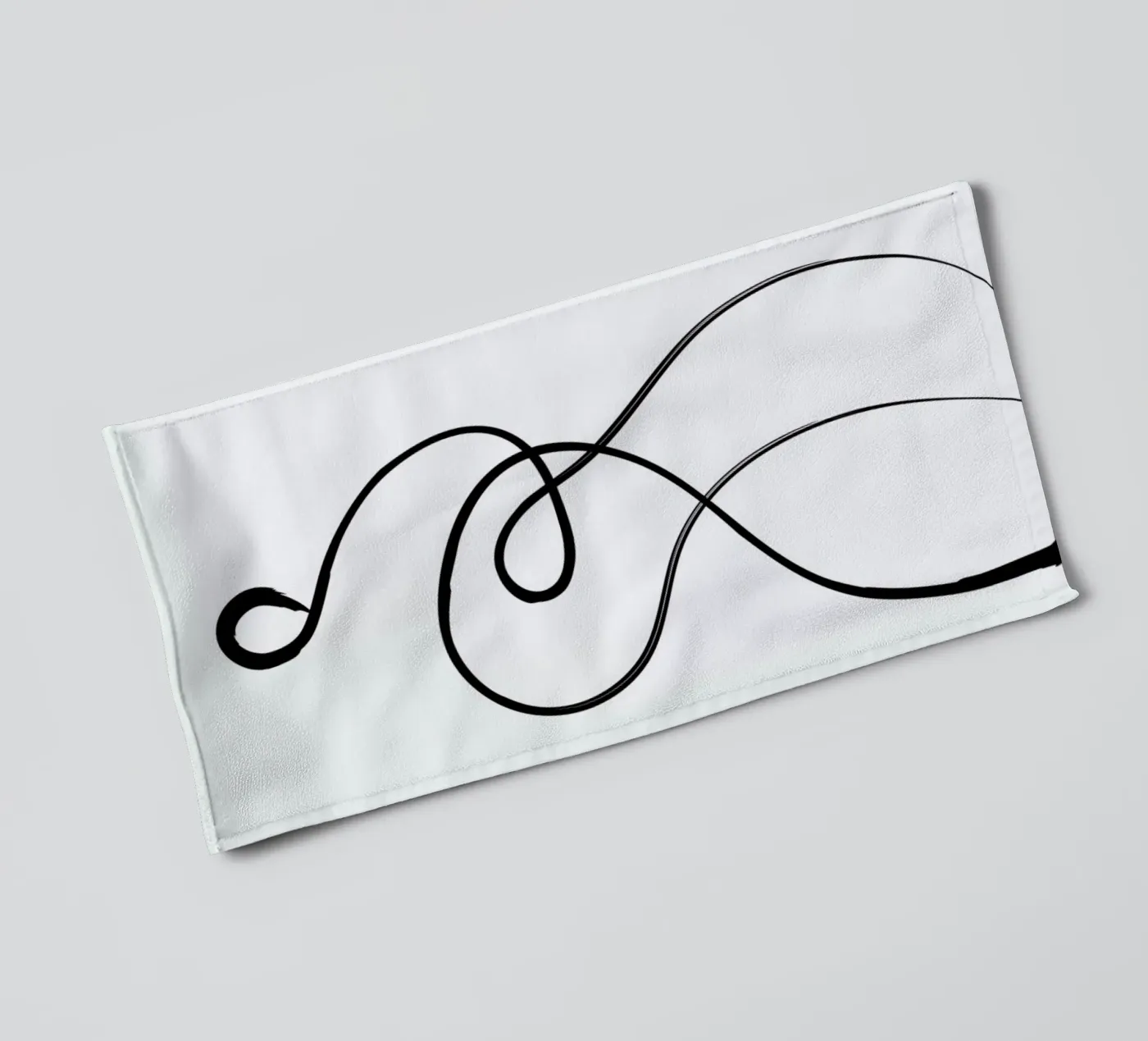 Figure badhanddoek van Graphite