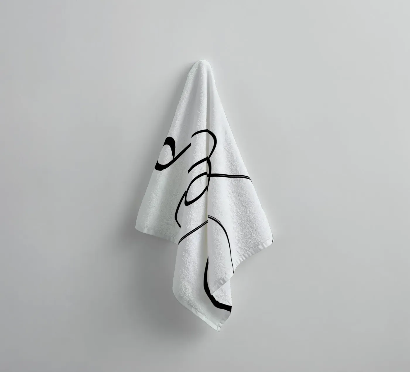 Figure badhanddoek van Graphite