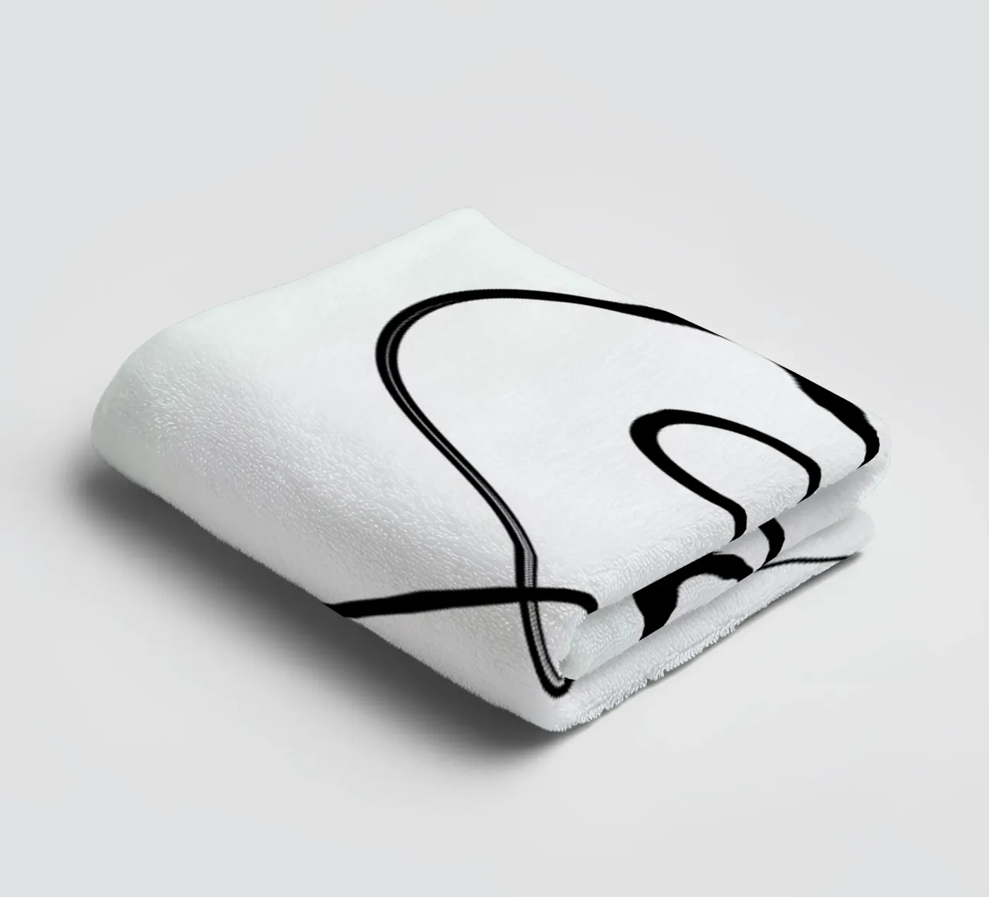 Figure badhanddoek van Graphite