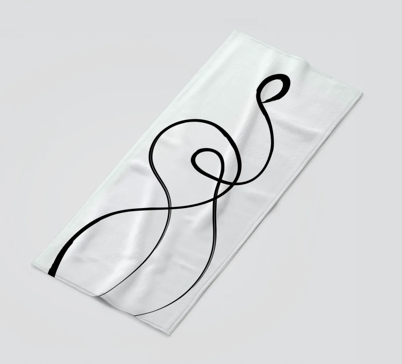 Figure beach towel by Graphite