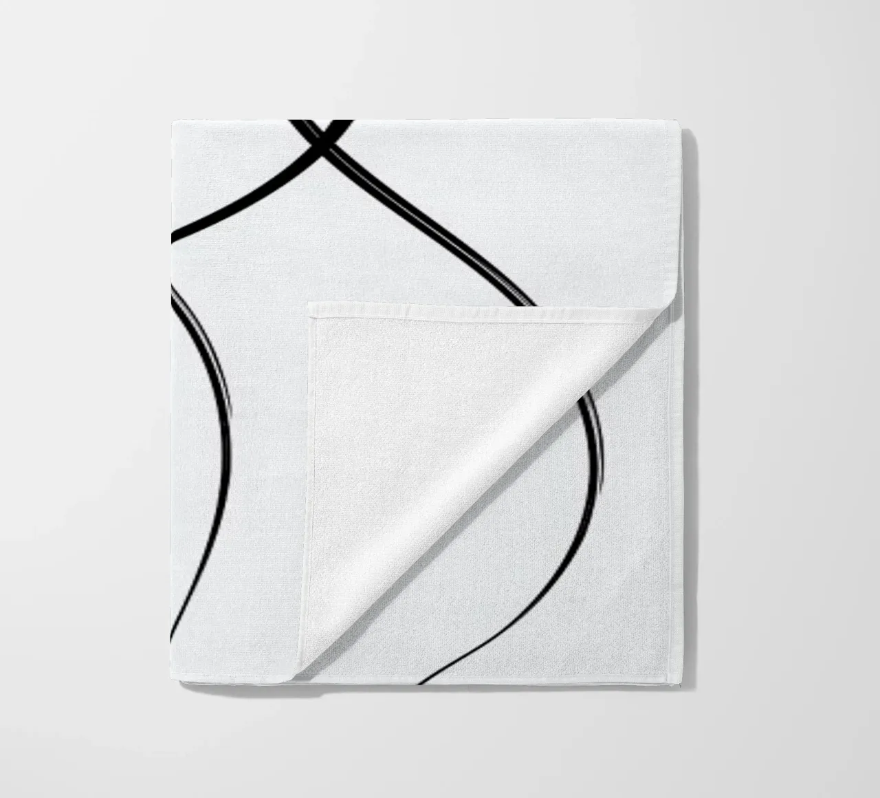 Figure beach towel by Graphite