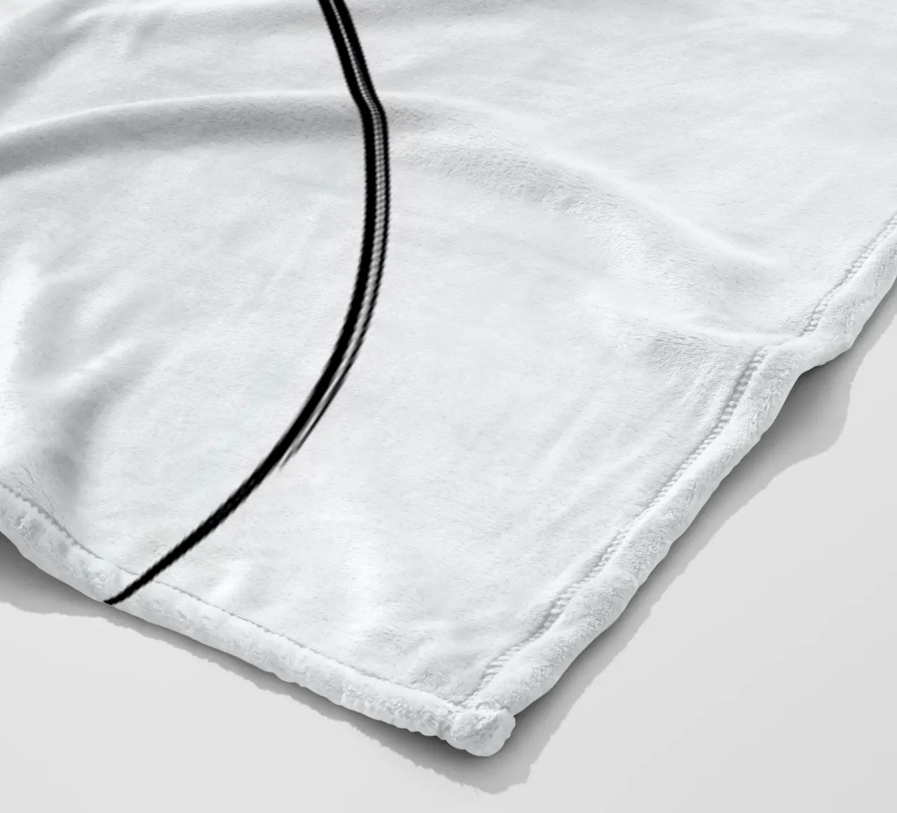 Figure Fleecedecke von Graphite