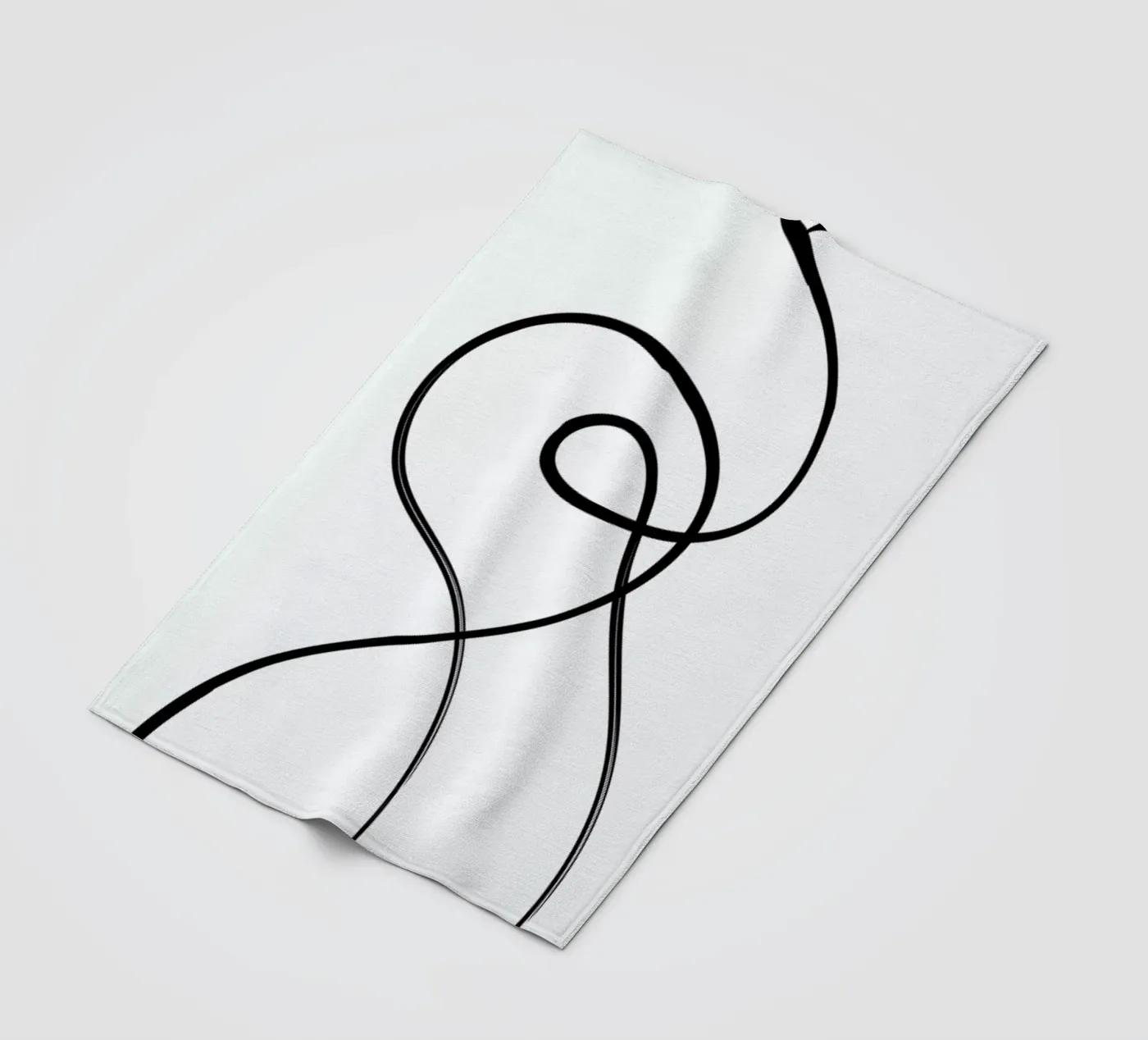 Figure Fleecedecke von Graphite
