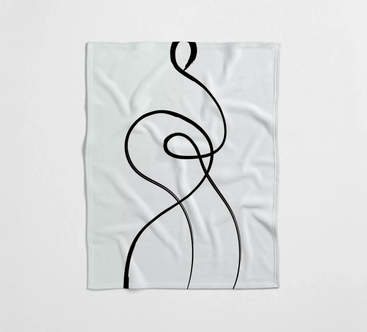 Figure Fleecedecke von Graphite