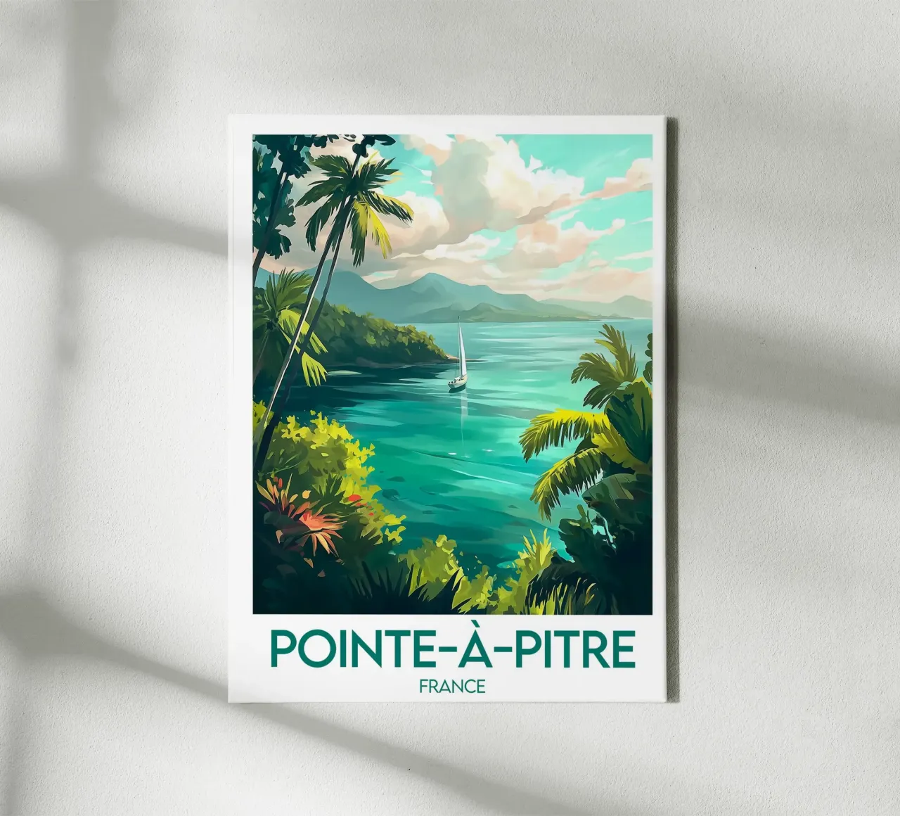 Manifesto di Pointe-à-Pitre tela da Frame the World