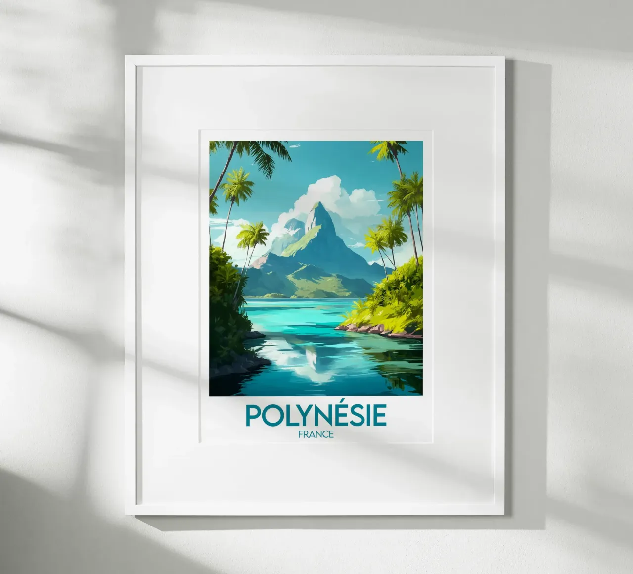 Poster della Polinesia carta hahnemühle da Frame the World