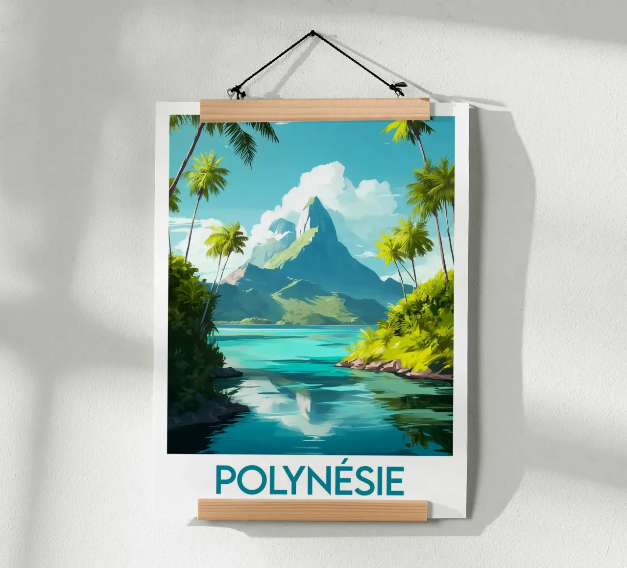 Poster della Polinesia carta hahnemühle da Frame the World