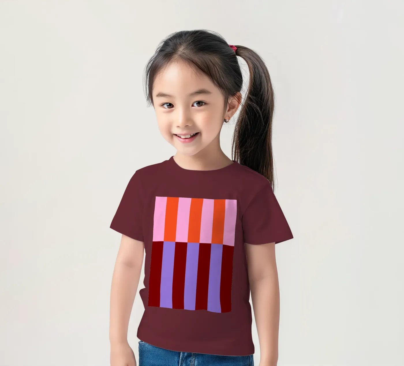 Barcode Illusion t-shirt bambini da susanapaz