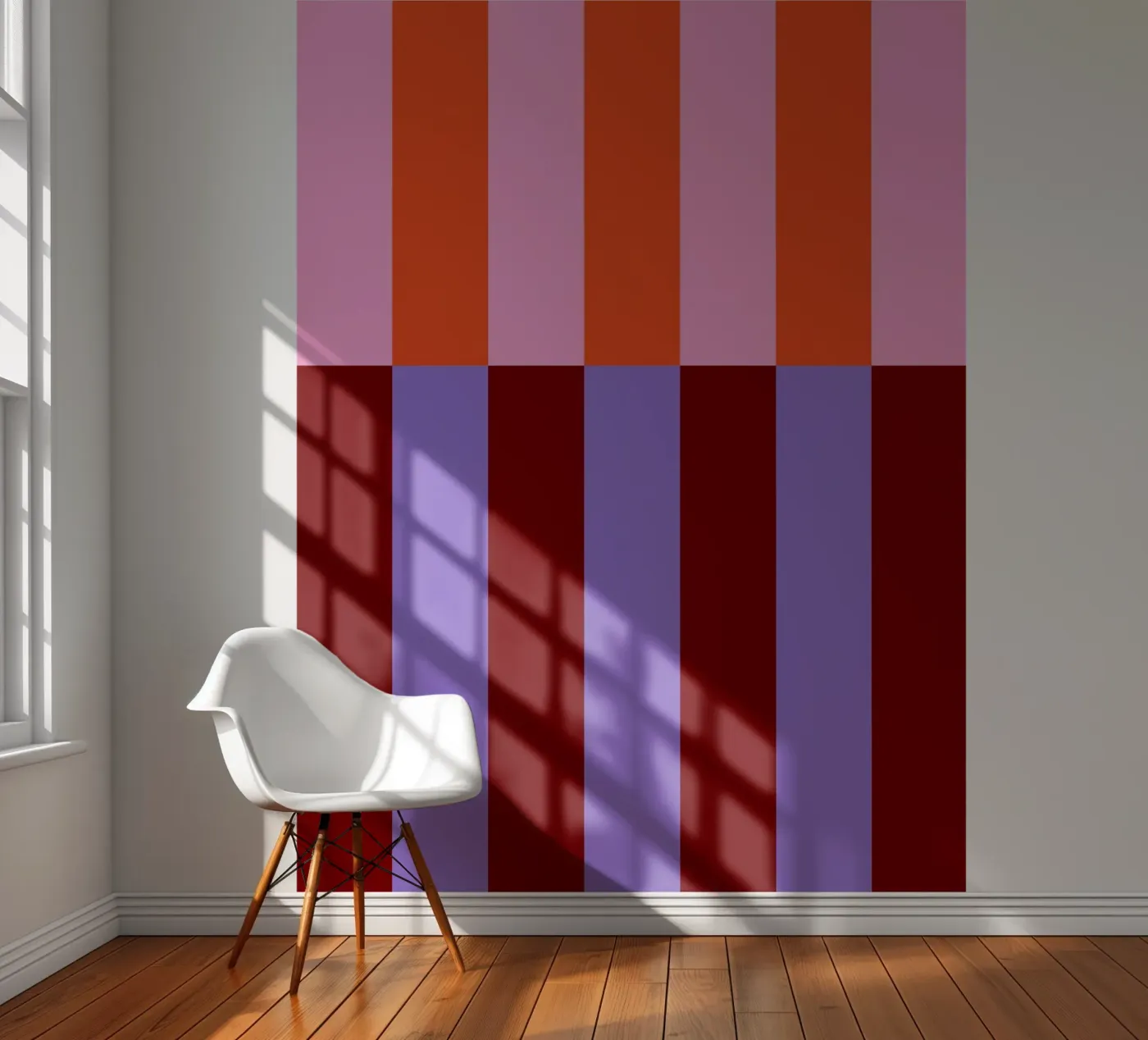 Barcode Illusion fotobehang van susanapaz
