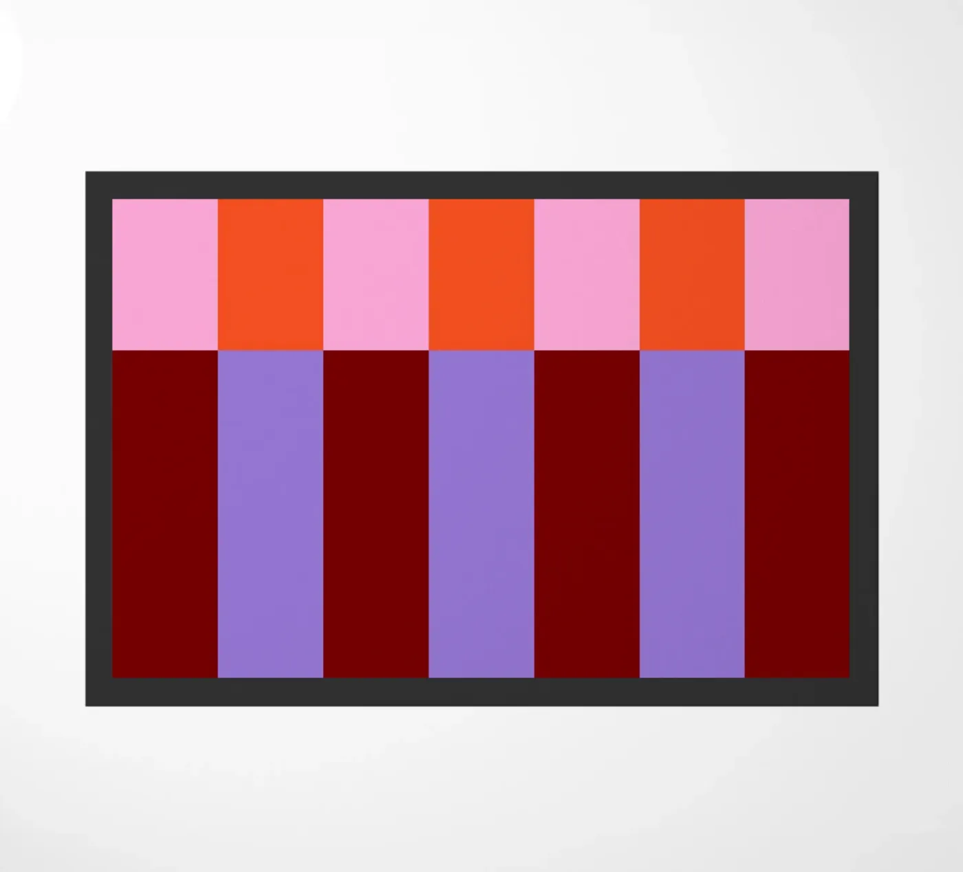 Barcode Illusion deurmat van susanapaz