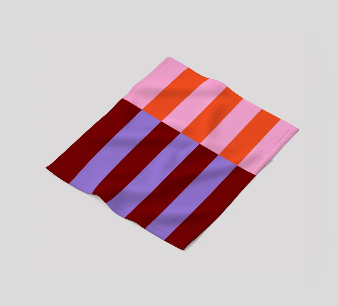 Barcode Illusion Fleecedecke von susanapaz