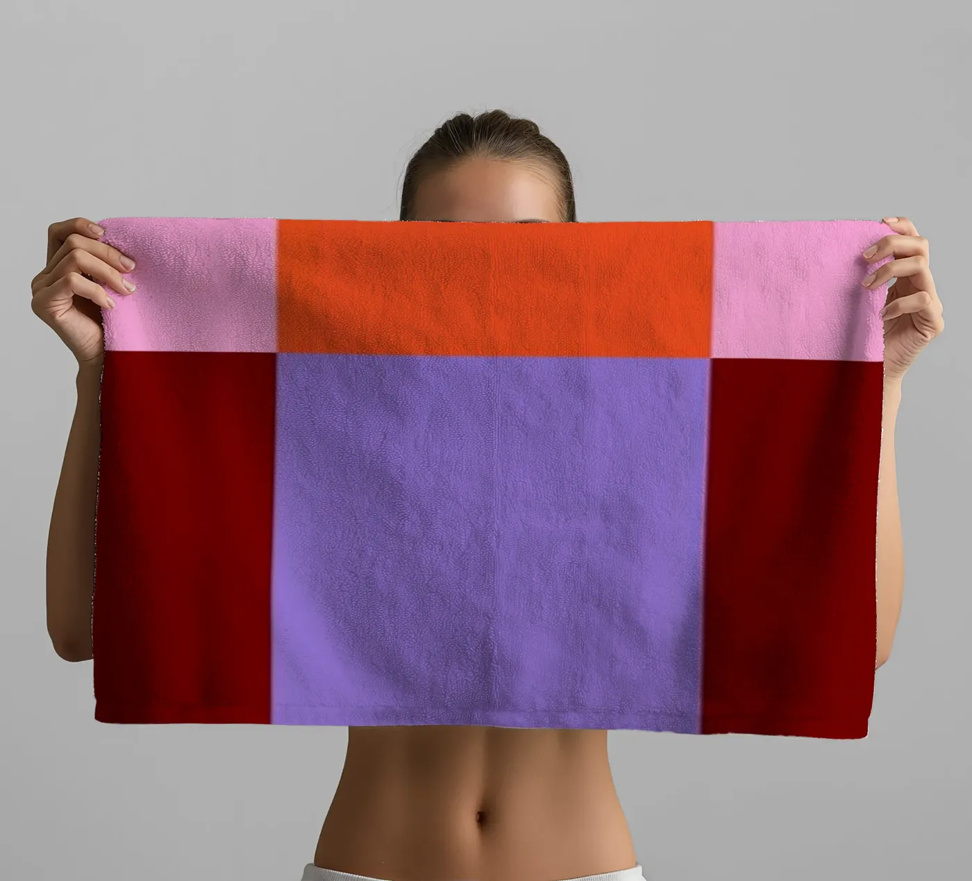 Barcode Illusion towel by susanapaz