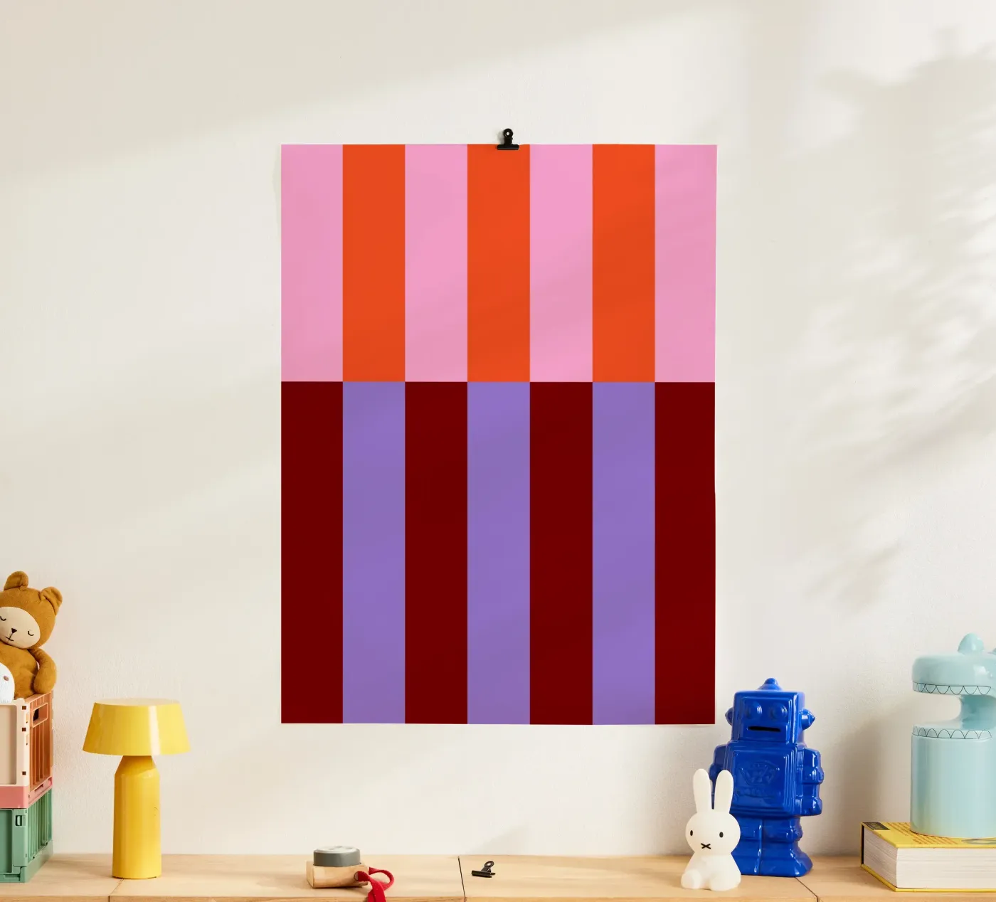 Barcode Illusion poster by susanapaz