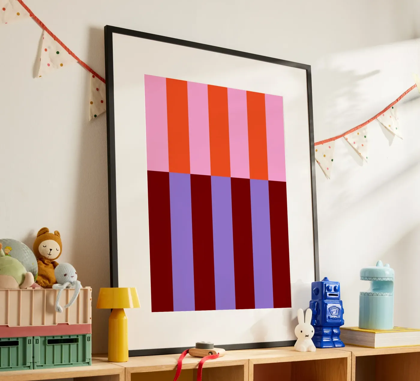 Barcode Illusion poster by susanapaz