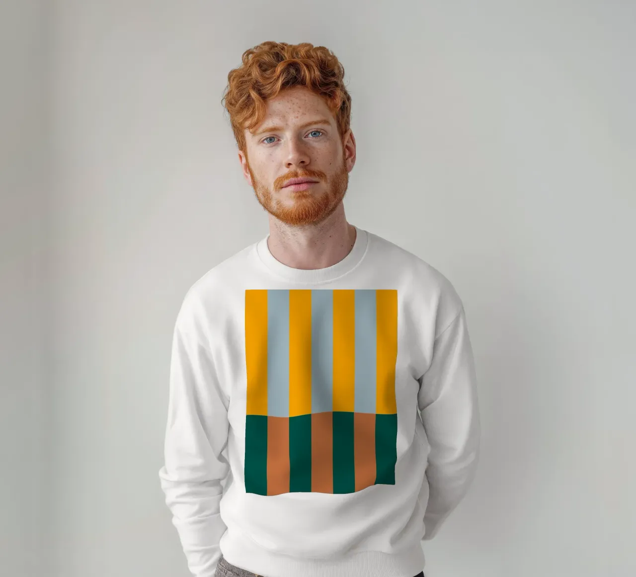 Barcode Illusion II sweatshirt van susanapaz