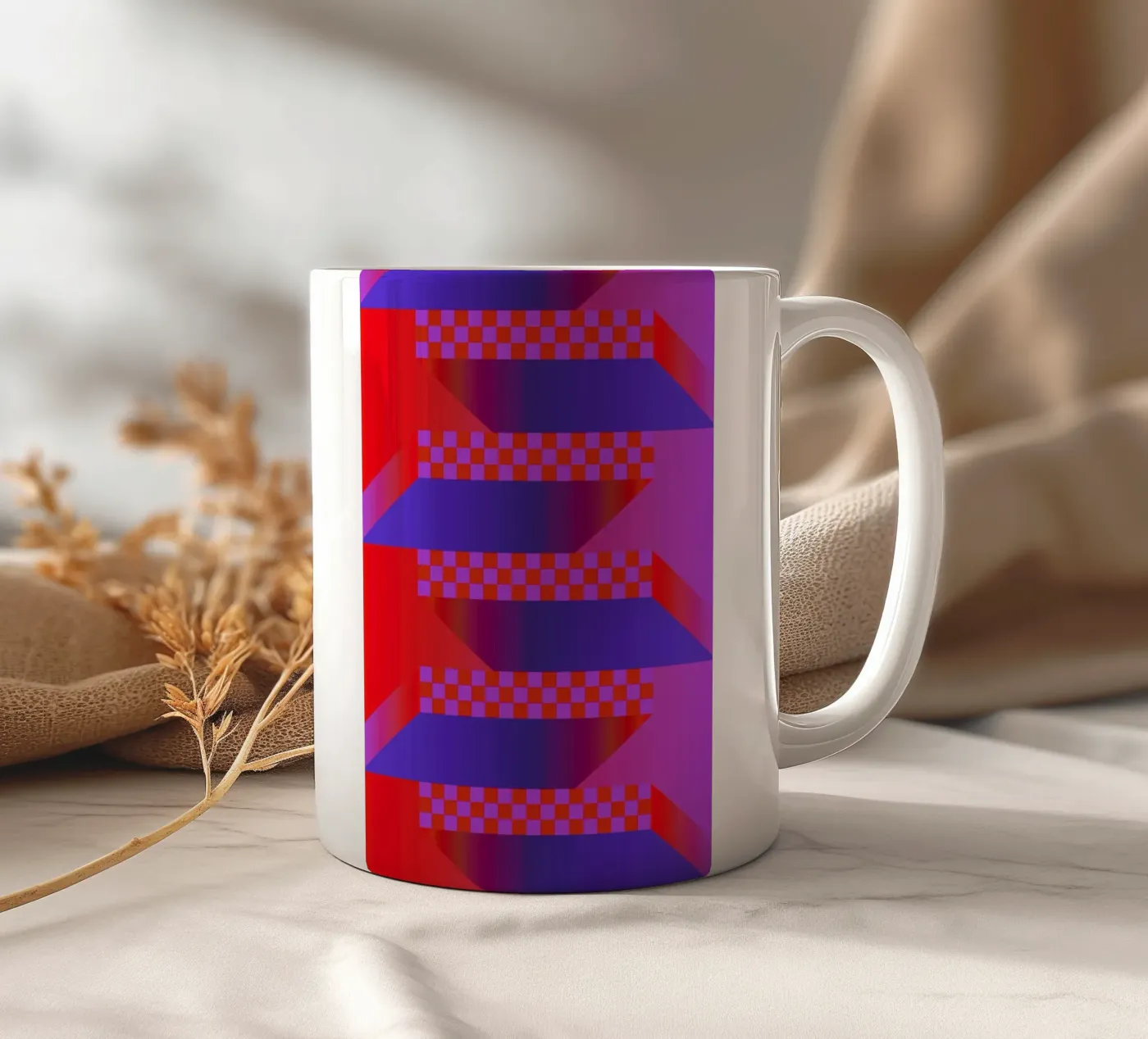 Elevation ceramic mug by La Come Di