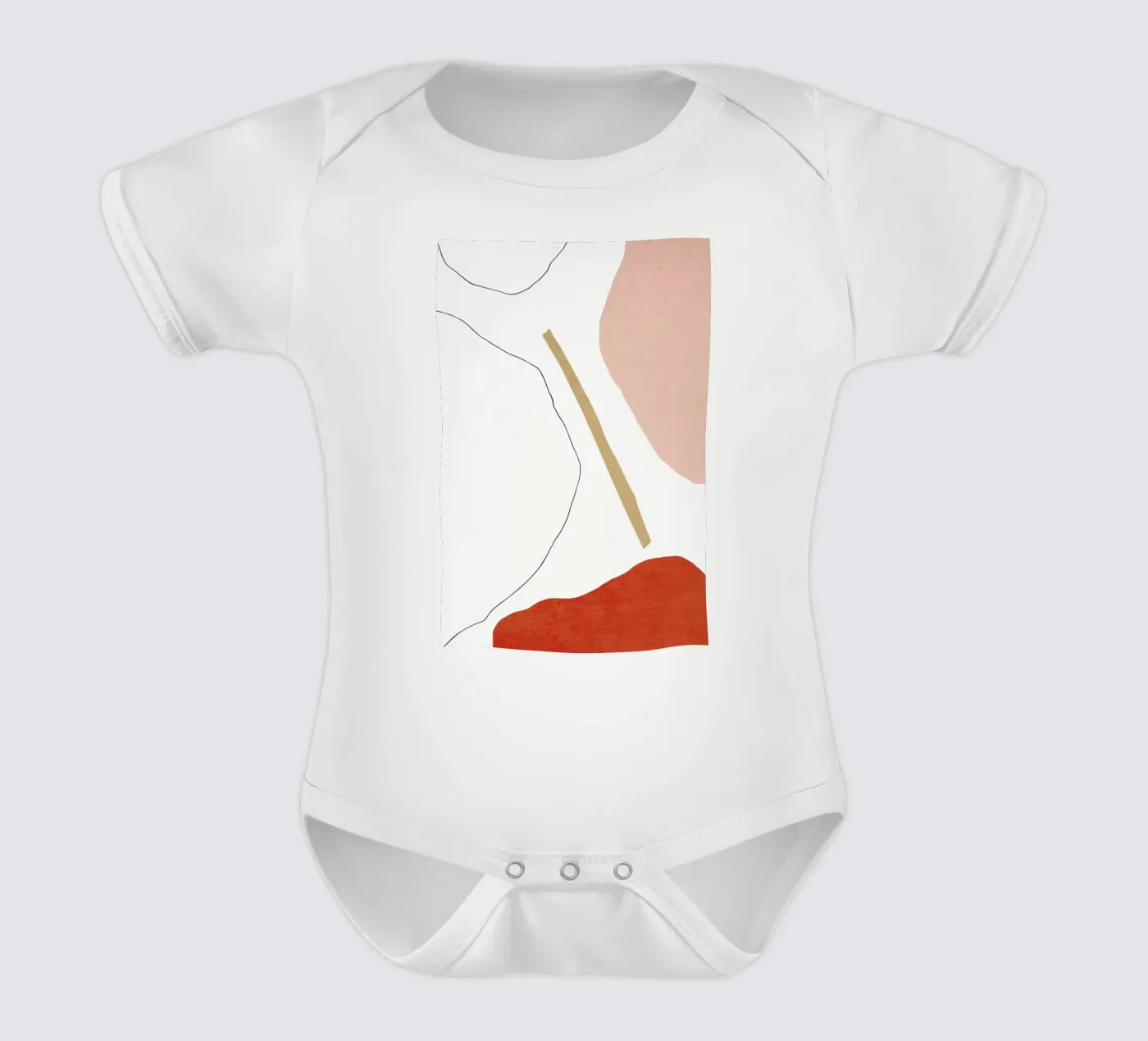 Between short-sleeve baby romper by Pure