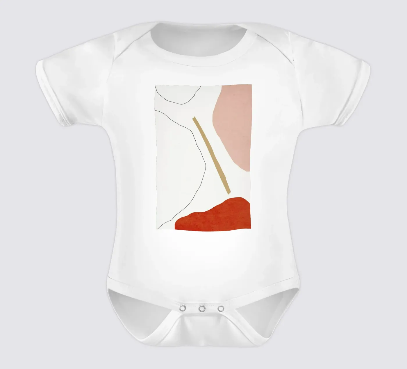 Between short-sleeve baby romper by Pure