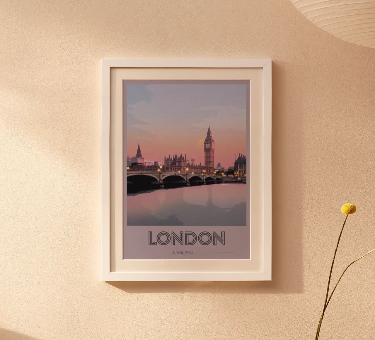 Reisen nach London Poster von Mercury Club