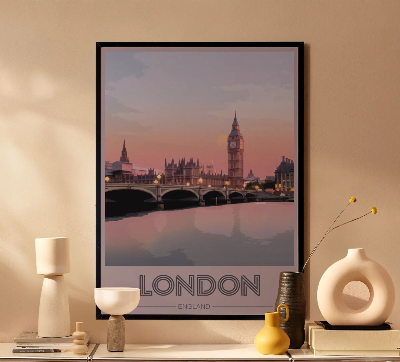 Reisen nach London Poster von Mercury Club