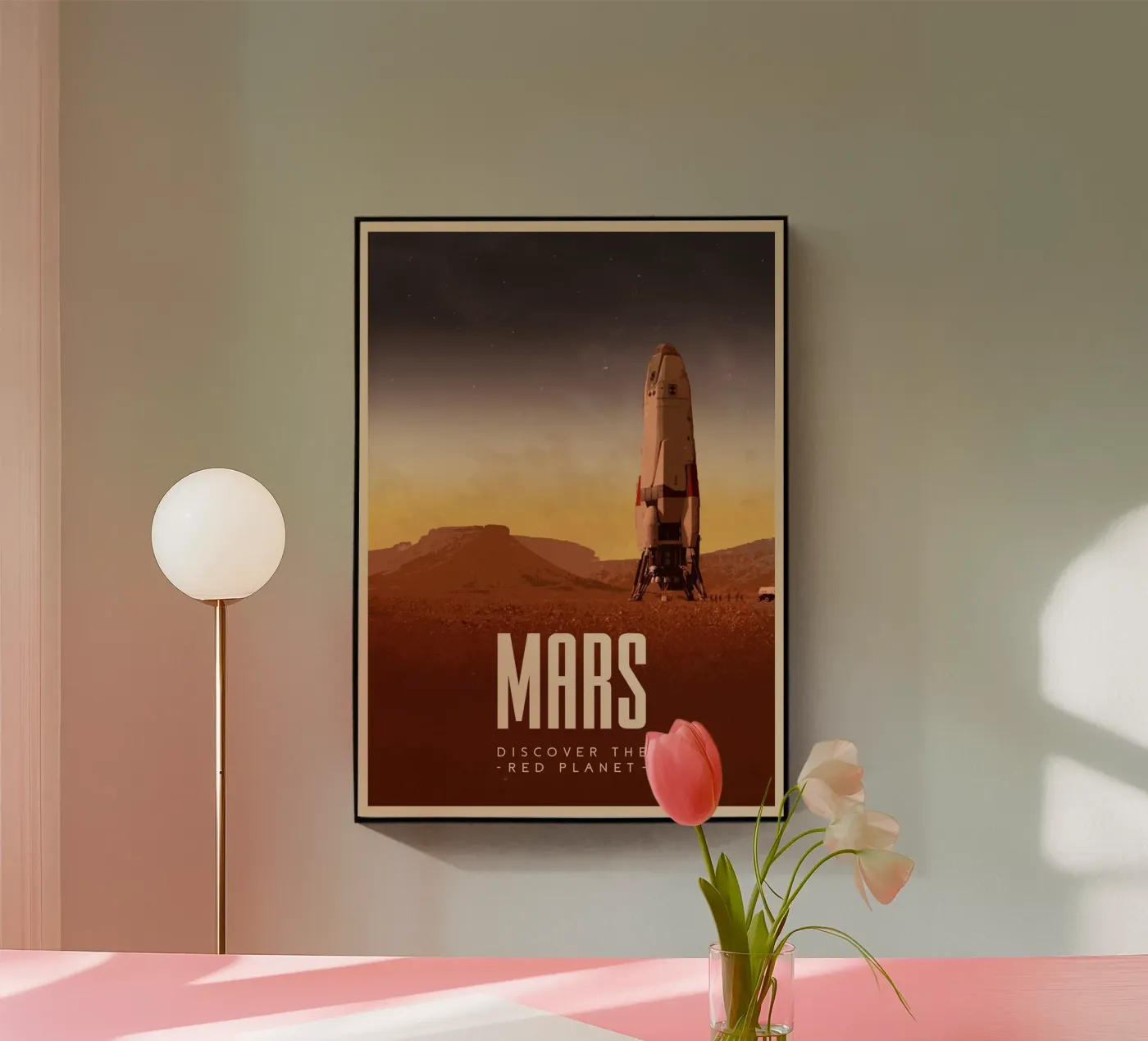 Viaggio su Marte plexiglass da Mercury Club