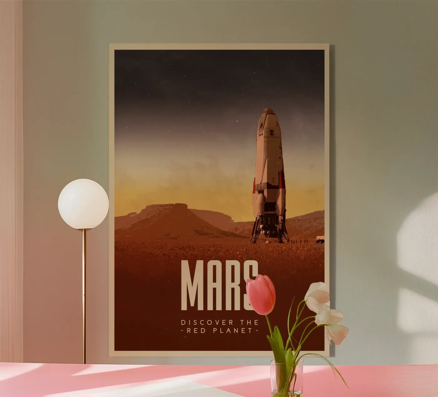 Viaggio su Marte plexiglass da Mercury Club