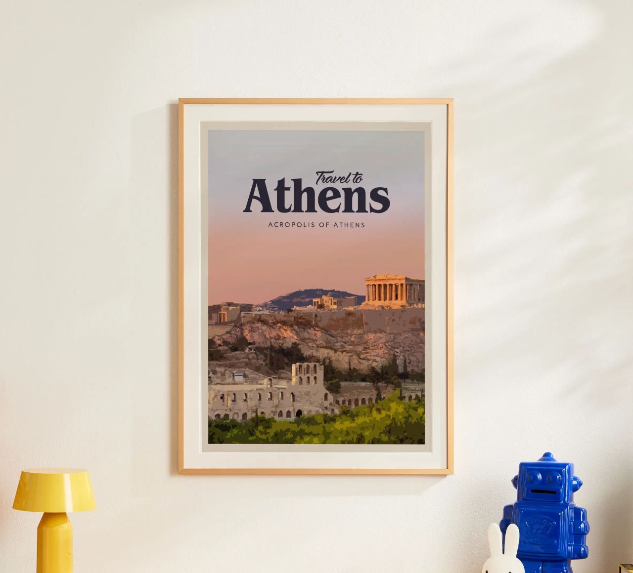 Voyage à Athènes poster de Mercury Club