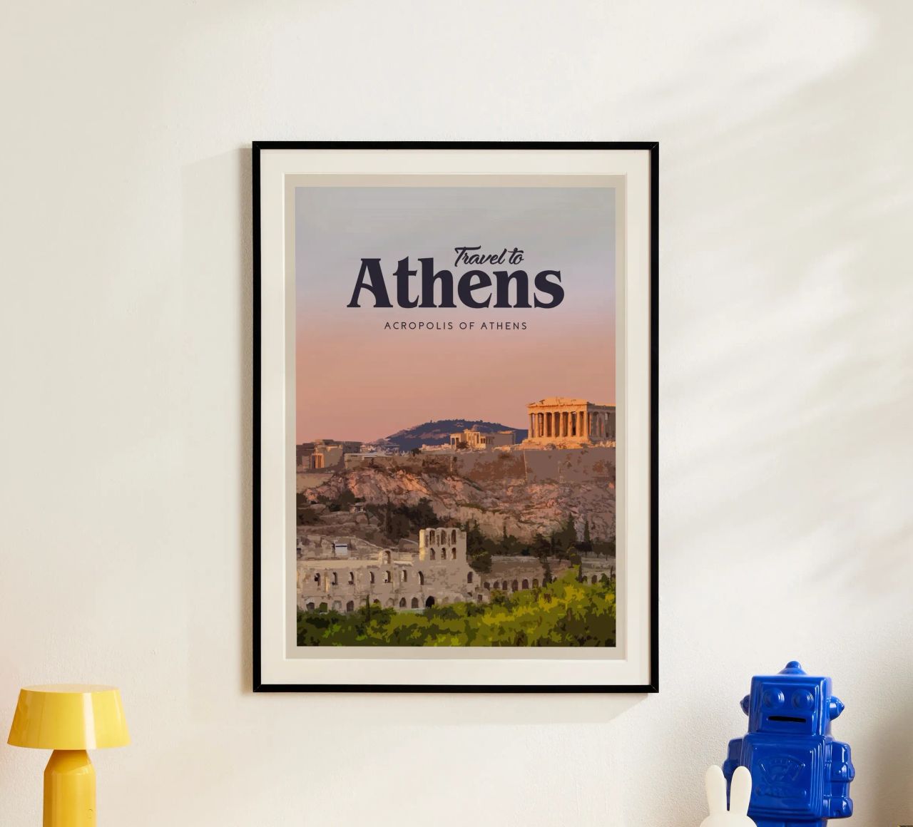 Voyage à Athènes poster de Mercury Club