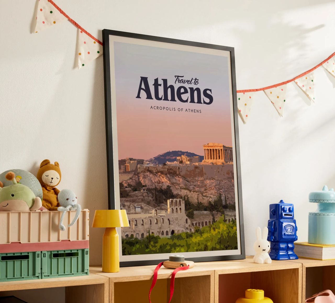 Voyage à Athènes poster de Mercury Club