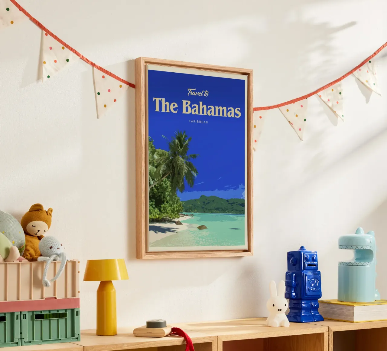 Reizen naar de Bahama's canvas met Baklijst van Mercury Club