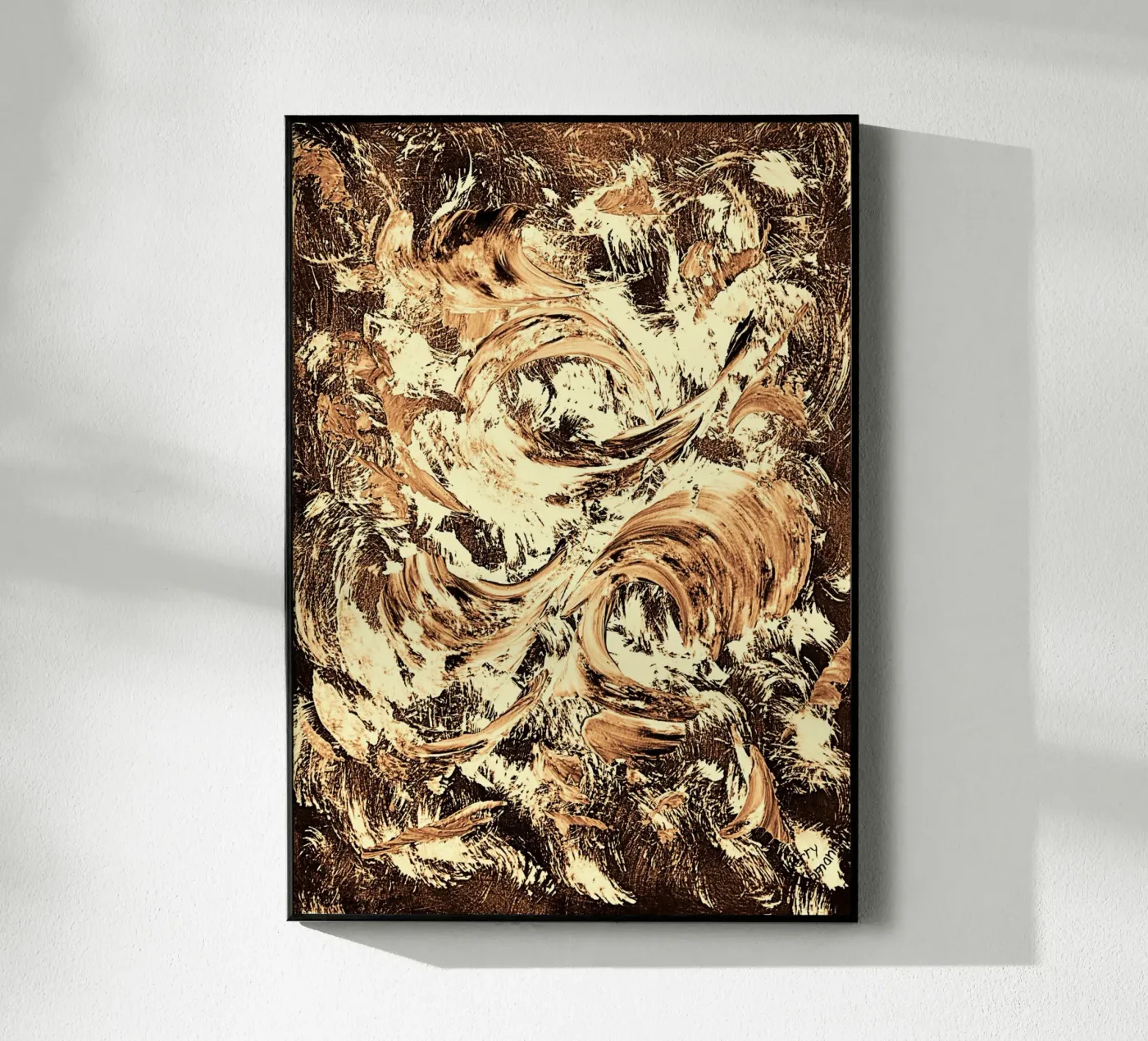 SEPIA 50 plexiglass da Thierry Vobmann Abstract painting