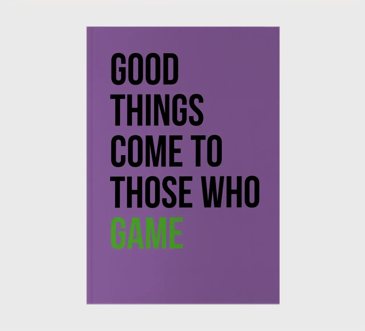 Good things come to those who game notebook by Thirty3A