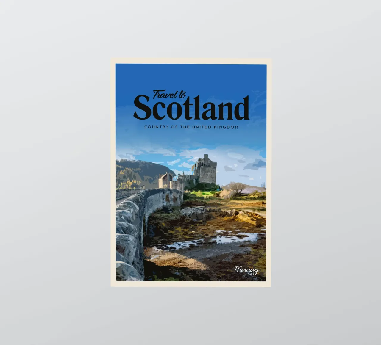 Travel to Scotland sticker by Mercury Club