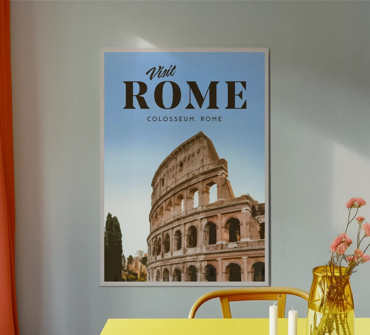 Viaggio a Roma poster da Mercury Club