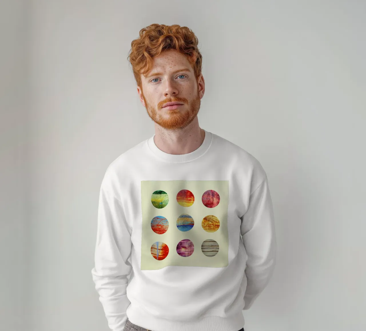 Planets Sweatshirt von Elisabeth Fredriksson