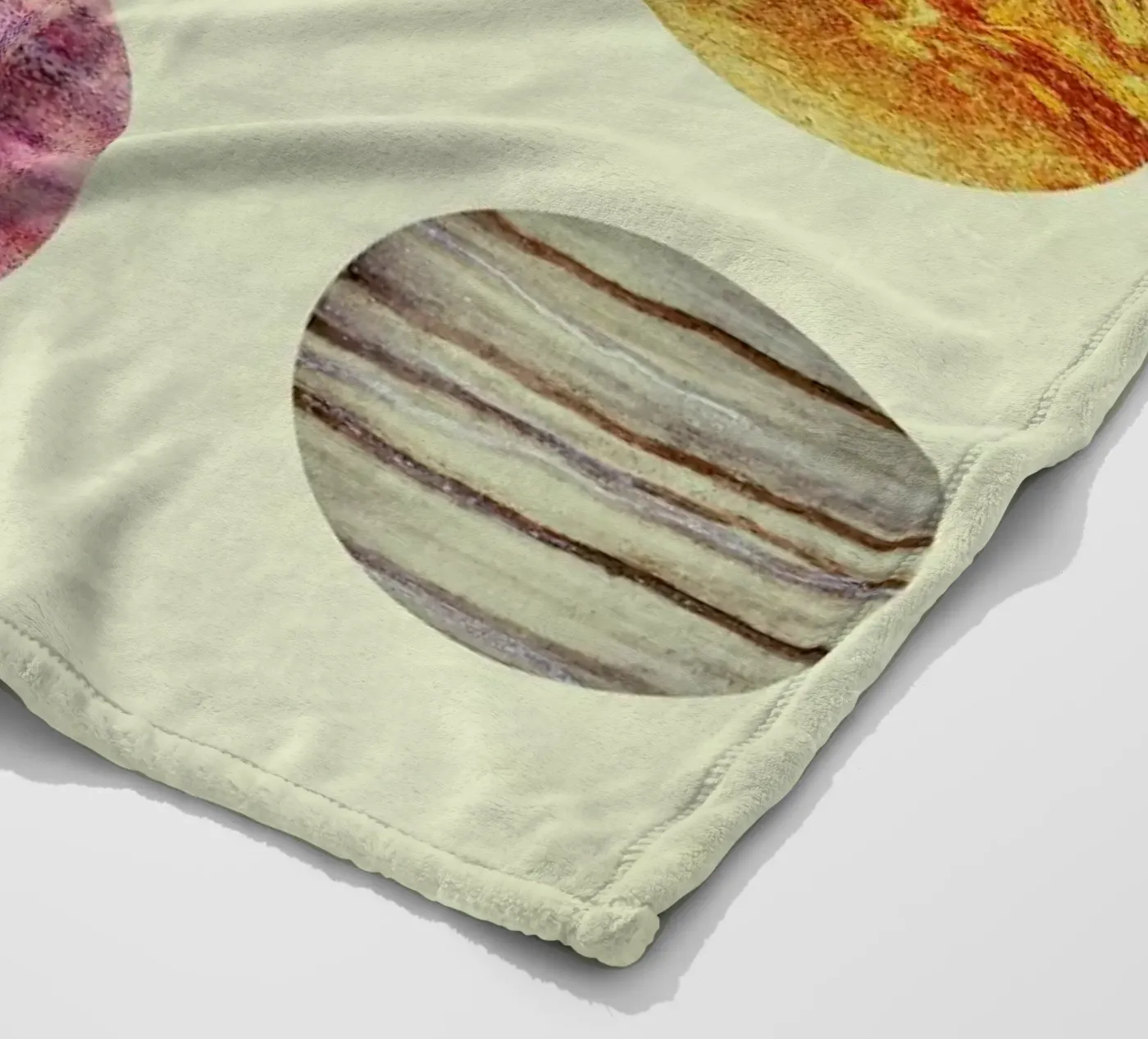 Planets Fleecedecke von Elisabeth Fredriksson