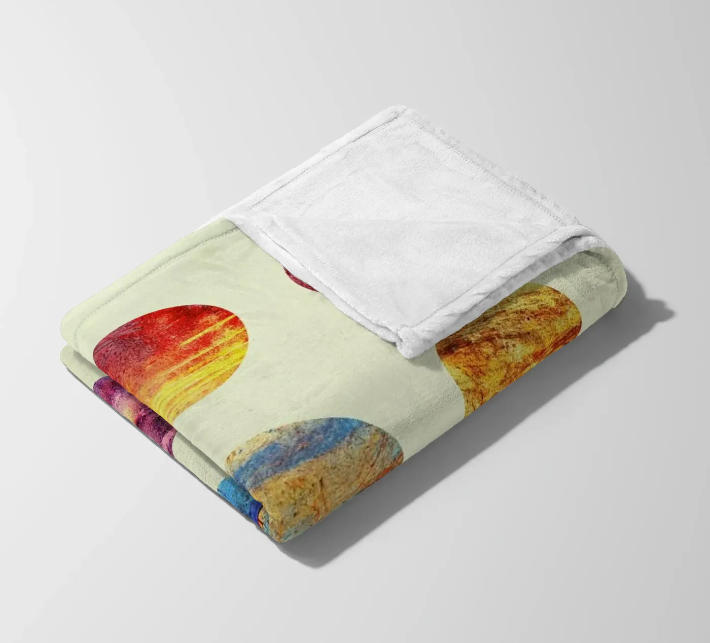Planets Fleecedecke von Elisabeth Fredriksson