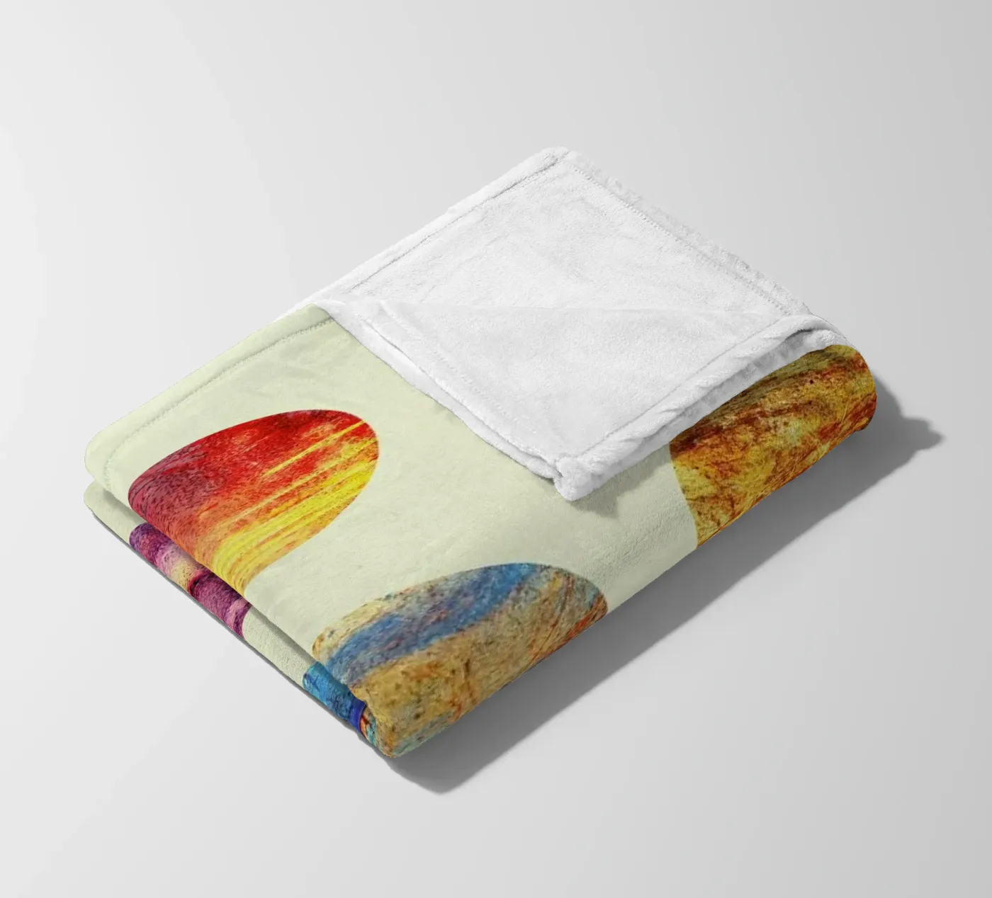 Planets Fleecedecke von Elisabeth Fredriksson