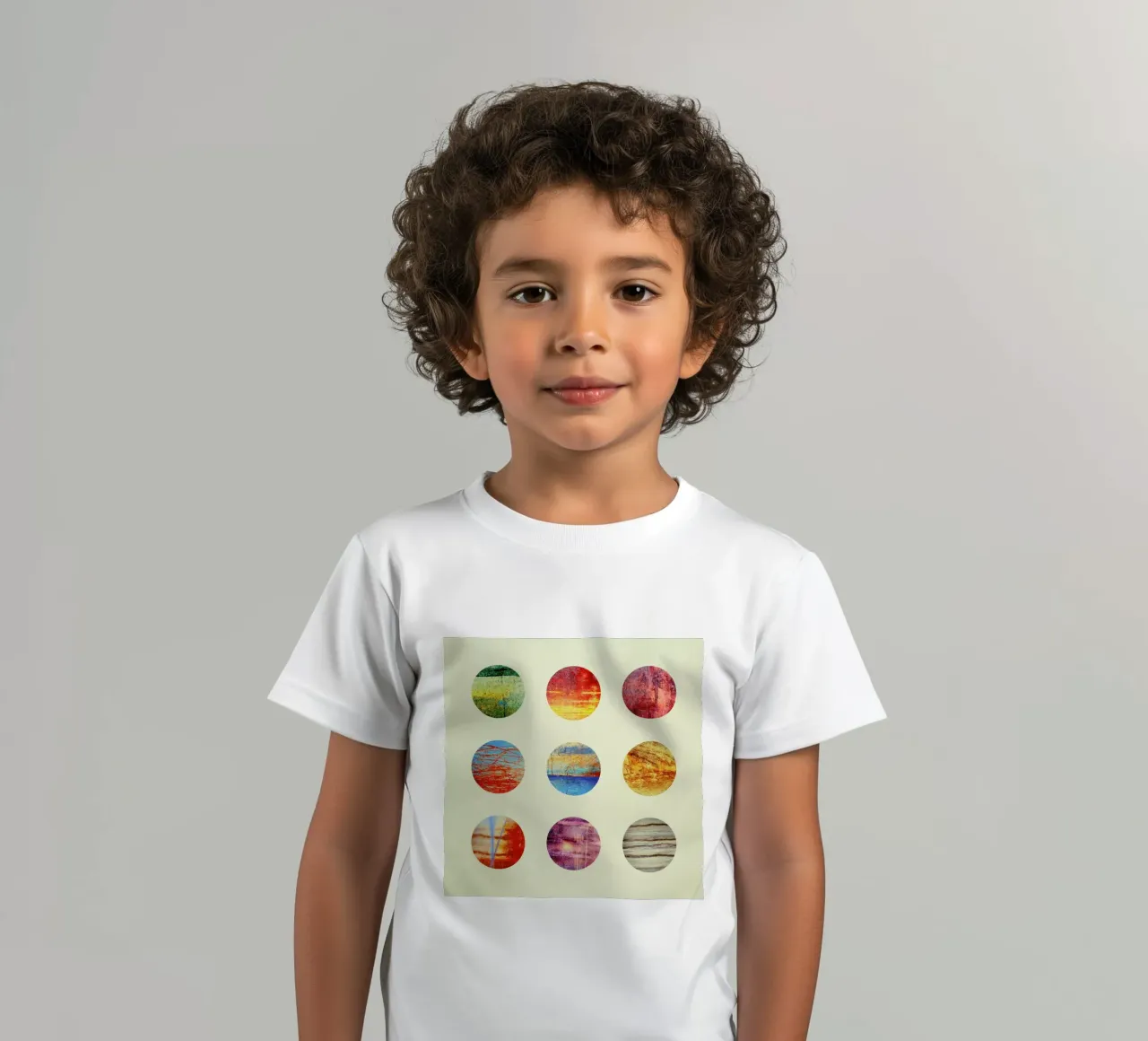 Planets t-shirt bambini da Elisabeth Fredriksson