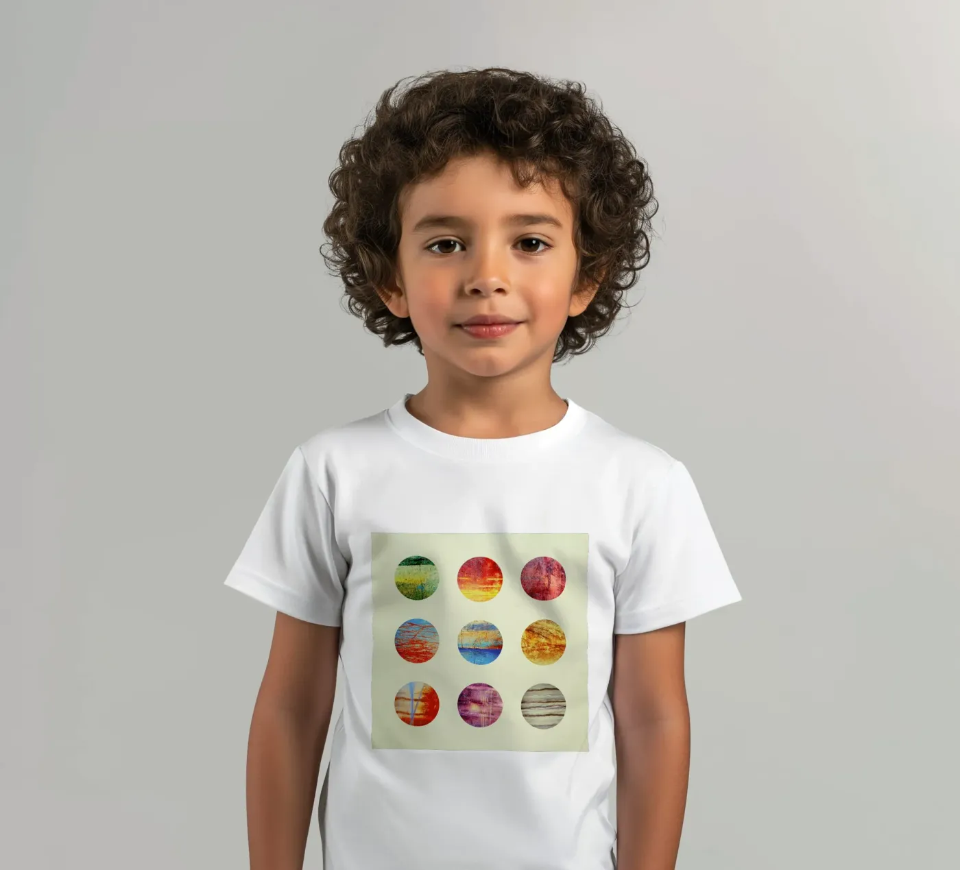 Planets kinder t-shirt van Elisabeth Fredriksson